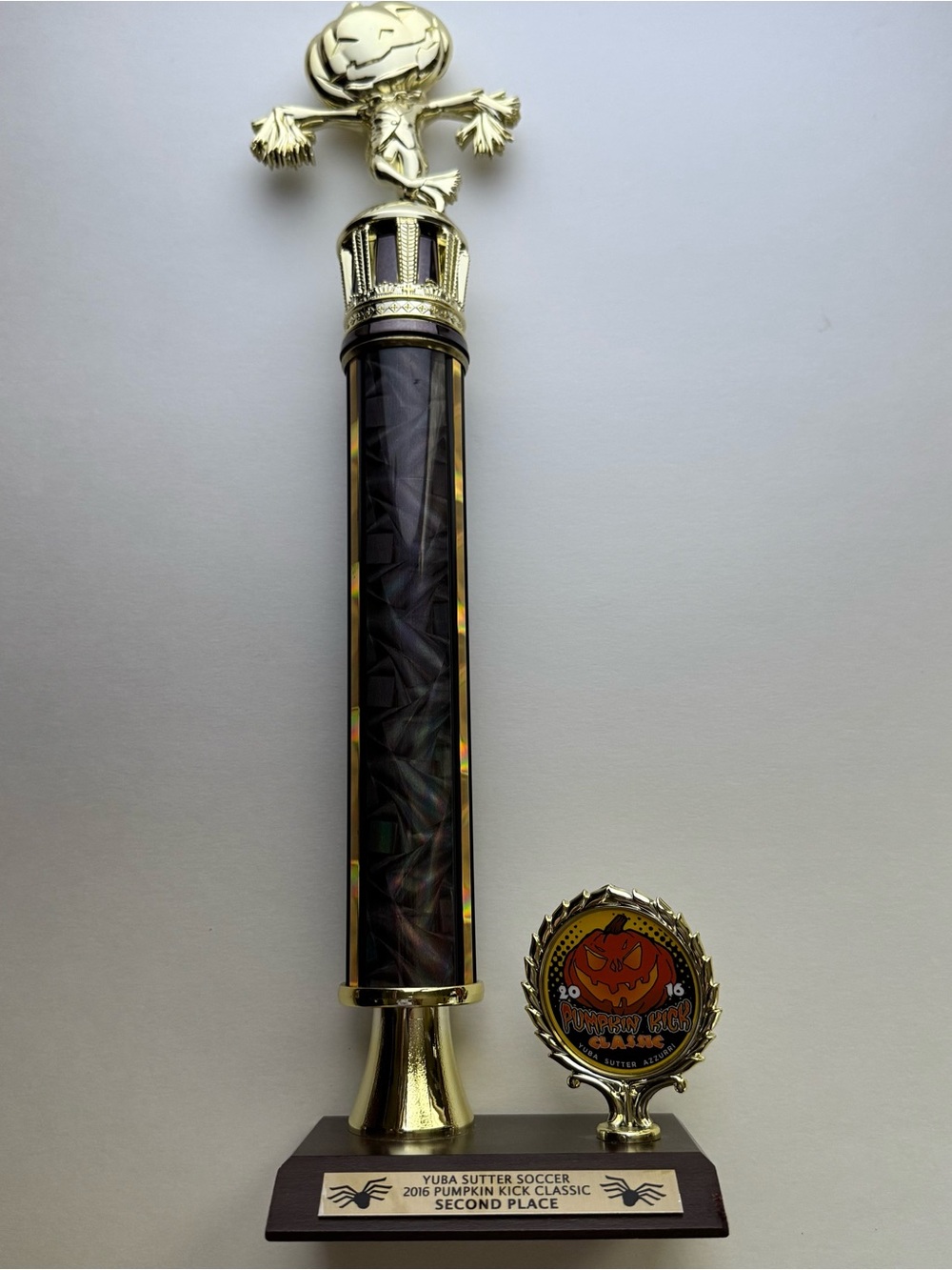 Large Pumpkin Halloween Trophy